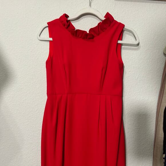Camilyn Beth The Go Go Dress II Red Sz 0 Extra Small Preppy Old Money Academia - Picture 5 of 10